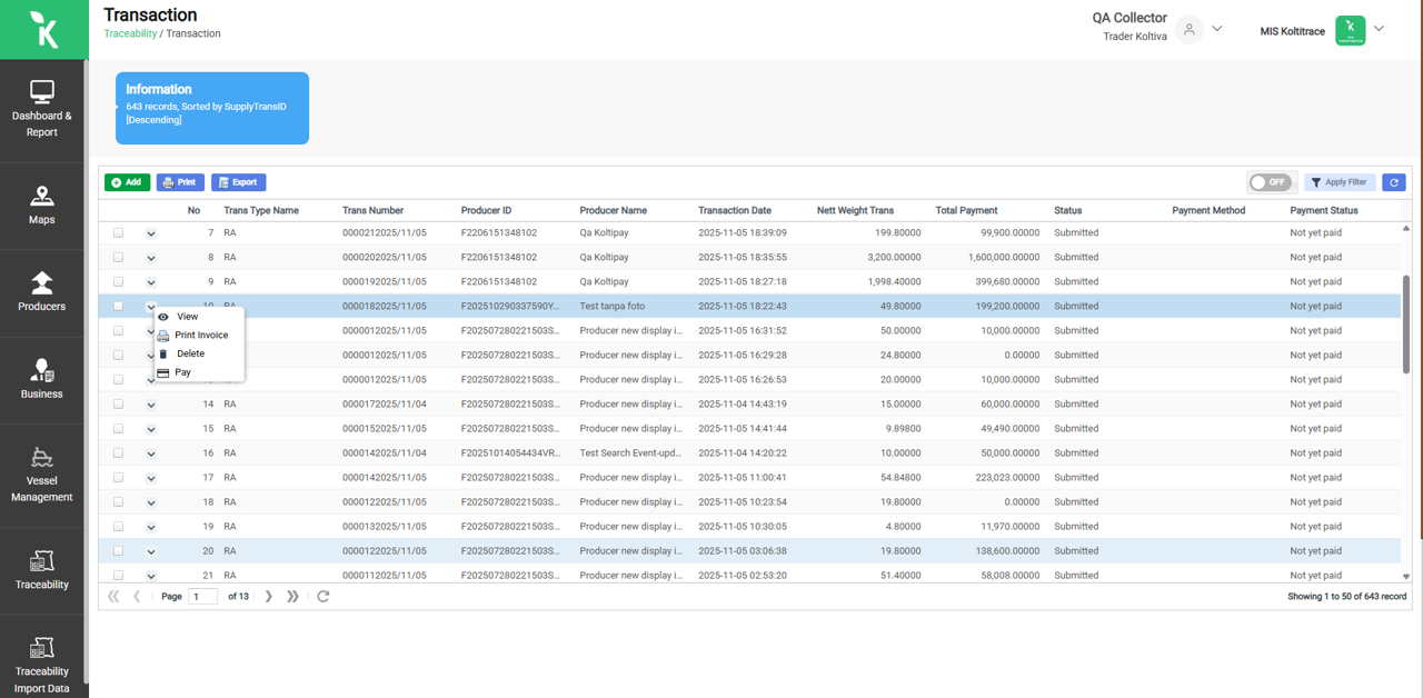 Payment Integration