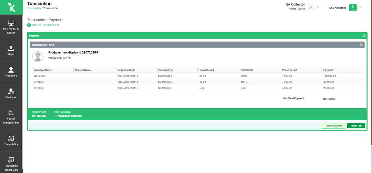 Payment Integration